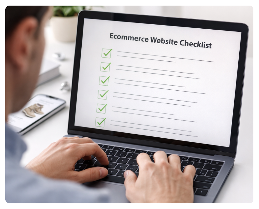 ecommerce website checklist